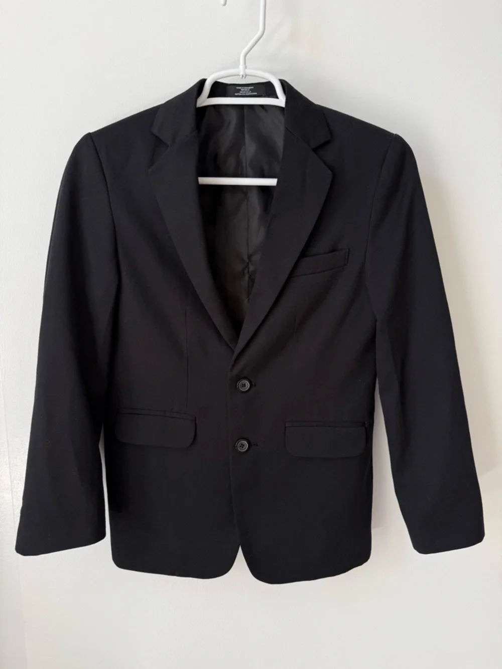 Van Heusen Single Breasted Black Suit Jacket Blazer
